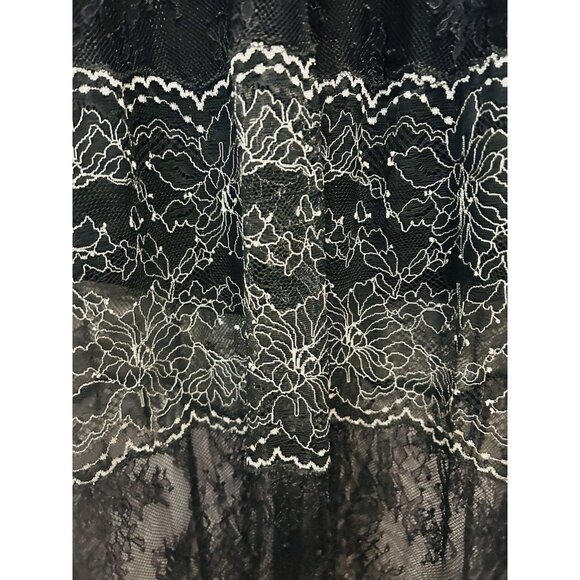 Sandro Paris Womens Long-Sleeve Dress Sz 1 (US Small) Lace Metallic MSRP $545 - Picture 10 of 16